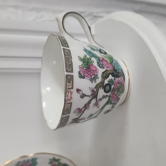 Vintage Royal Grafton Bone China Indian Tree Cup and Saucer England - Picture 3 of 8